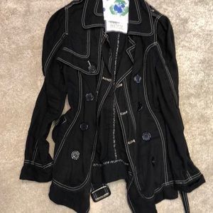 Bizz blk cotton light jacket